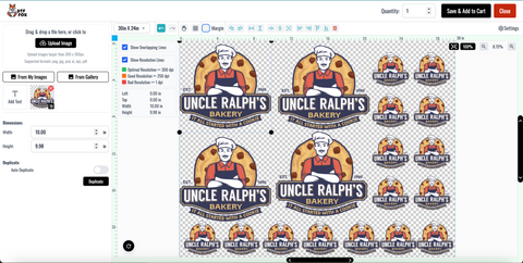 Gang Sheet Builder