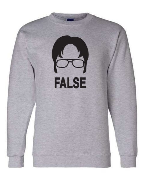 False Dwight Schrute The Office Crewneck Sweatshirt