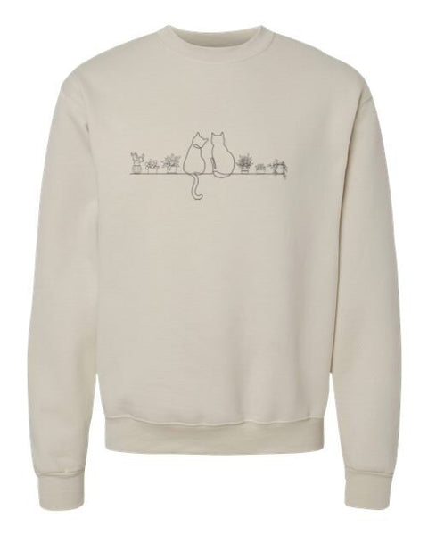 Kitty Perch Crewneck Sweatshirt