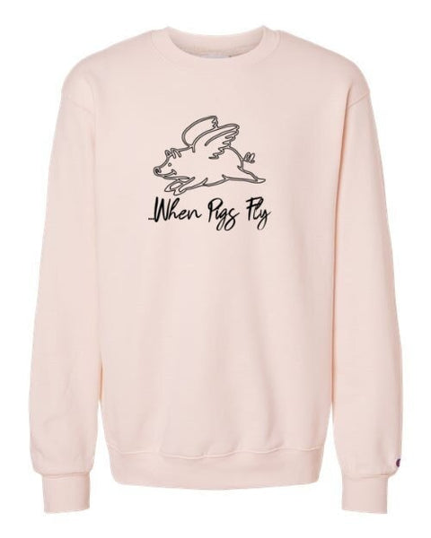 When Pigs Fly Crewneck Sweatshirt