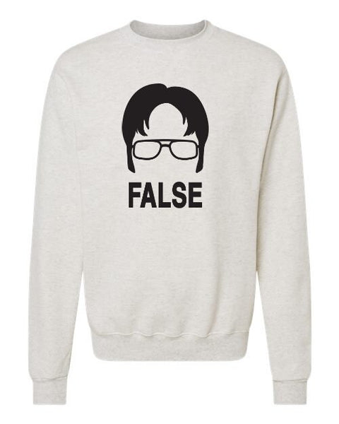 False Dwight Schrute The Office Crewneck Sweatshirt